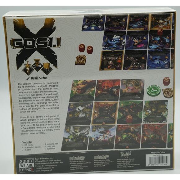 Gosu X Card Game by Sorry We Are French - Brand New Sealed - Picture 2 of 4